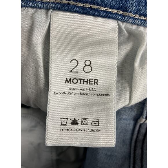 MOTHER Women's The Hustler II Ankle Length Step Fray Thunderstruck Wash Size 28 - Picture 10 of 10